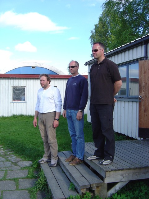 Ole Baartvedt (3. pl), �yvind Moe (2.pl) og Stig Solhein (1. pl)