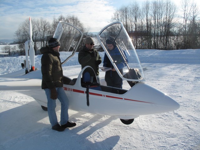 LN-GXX p� Hokksund februar 2011