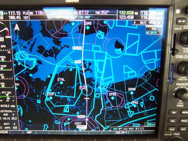 Ruta fra Berlin til �ngelholm ESTA