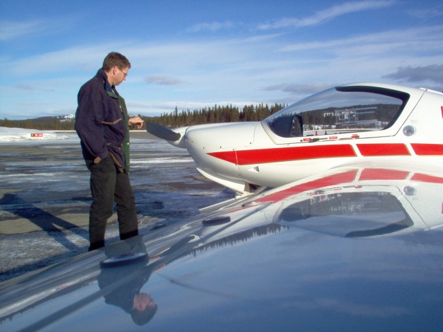 Oddvar Gr�stad og LN-DFL p� Leirin