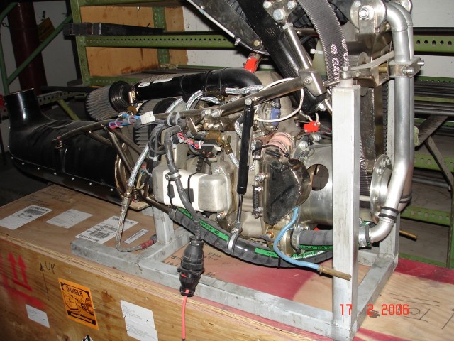 N�rbilde av Wankelmotor for ASH25. 