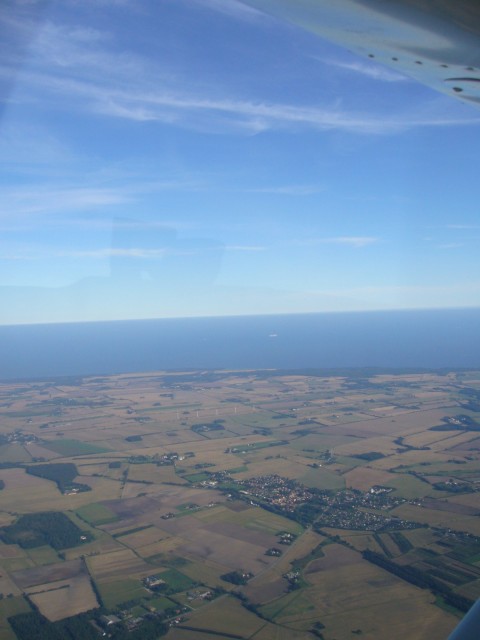 Utflyvning fra EKAH via Gren� mot Anholt