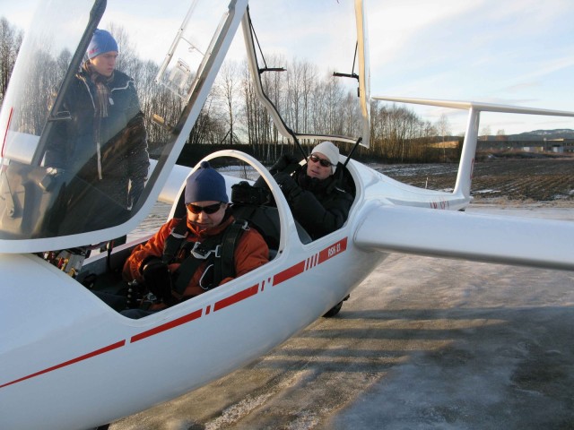 Romjuls flyging - Anders S og Anders B