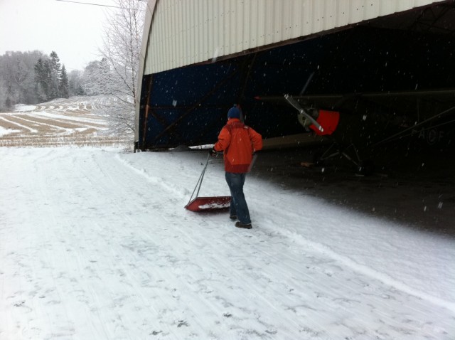 Klargj�ring til seilflyhelg