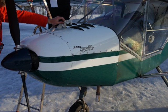 LN-YLH p� ankomstdagen